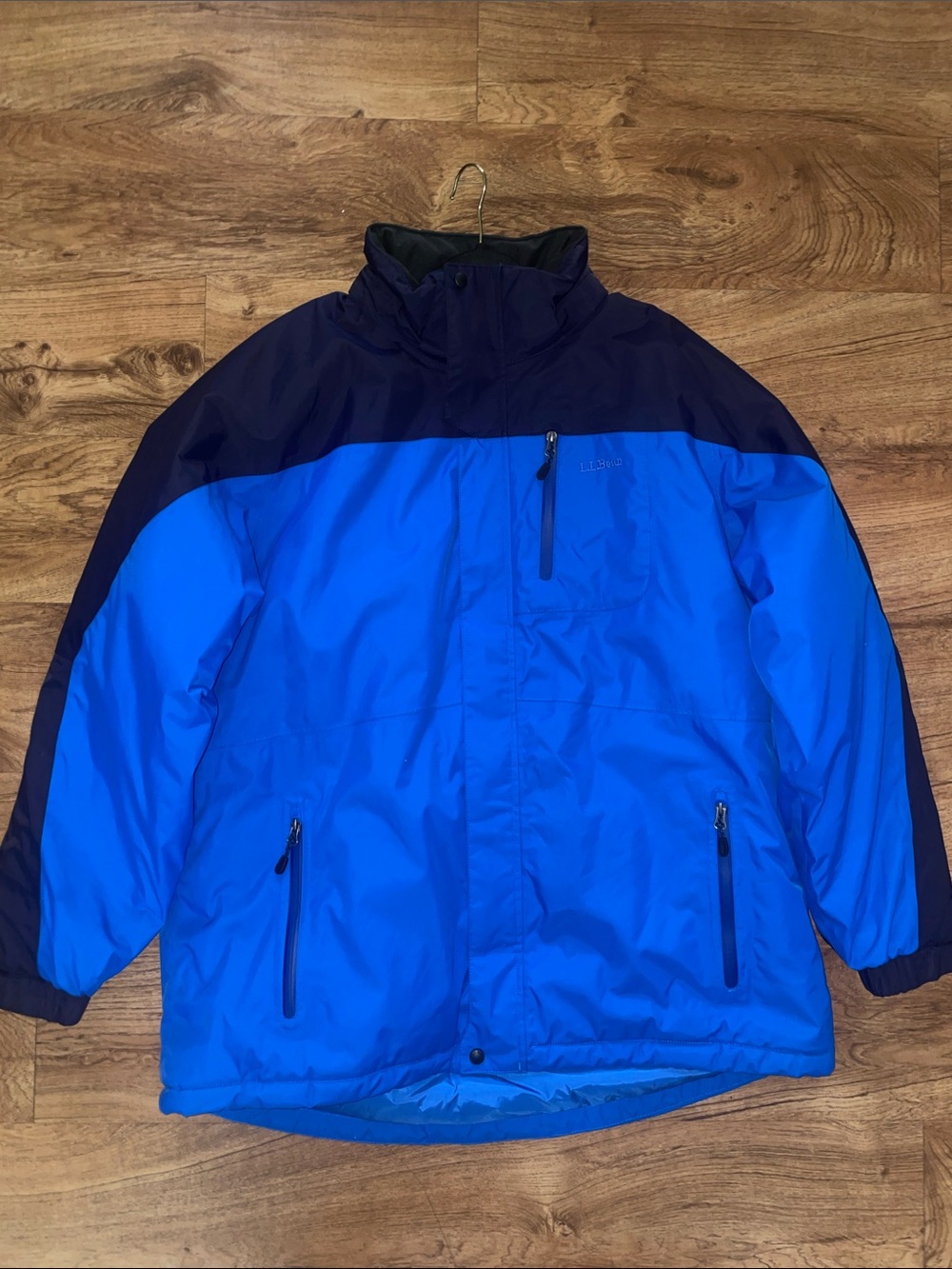 L.L. Bean Men's Two-Tone Blue Winter Jacket